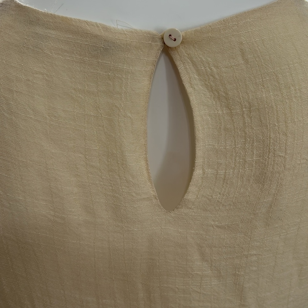 Altar'd State Cream Mini Sundress with Flutter Sleeves - Picture 10 of 11